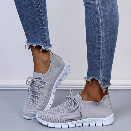 YOTAMI Women s Shoes Fashion 2022 Outwear Fall Savings Women Ladies Comfortable Wedge Mesh Sneakers Fashion Breathable Lace Up Shoes Gray 
YOTAMI Women s Shoes Fashion 2022 Outwear Fall Savings Women Ladies Comfortable Wedge Mesh Sneakers Fashion Breathable Lace Up Shoes Gray
