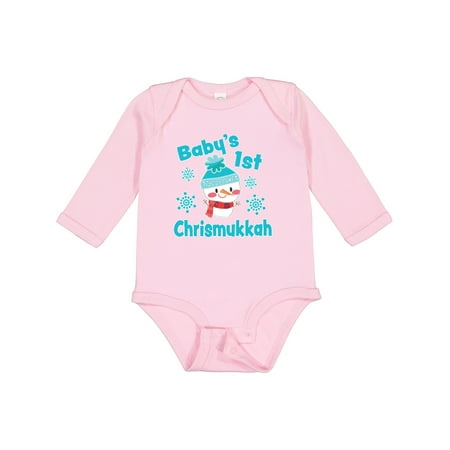 Inktastic Baby s 1st Chrismukkah with Cute Snowman and Snowflakes Gift Baby Boy or Baby Girl Long Sleeve Bodysuit
Inktastic Baby s 1st Chrismukkah with Cute Snowman and Snowflakes Gift Baby Boy or Baby Girl Long Sleeve Bodysuit