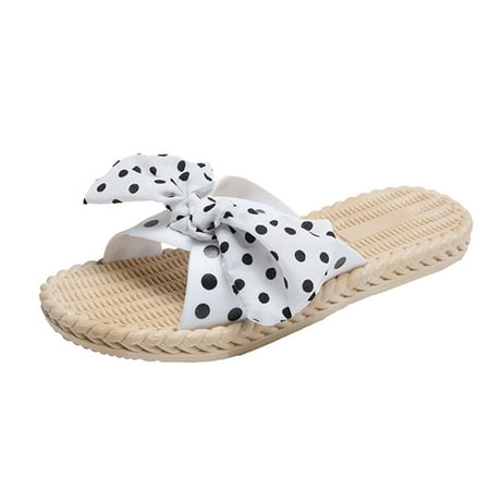 Alueeu women s casual shoes Women s Shoes Wear Non-slip Comfortable Fashion Bow Polka-dot Slippers Women s casual shoes for ladies summer
Alueeu women s casual shoes Women s Shoes Wear Non-slip Comfortable Fashion Bow Polka-dot Slippers Women s casual shoes for ladies summer