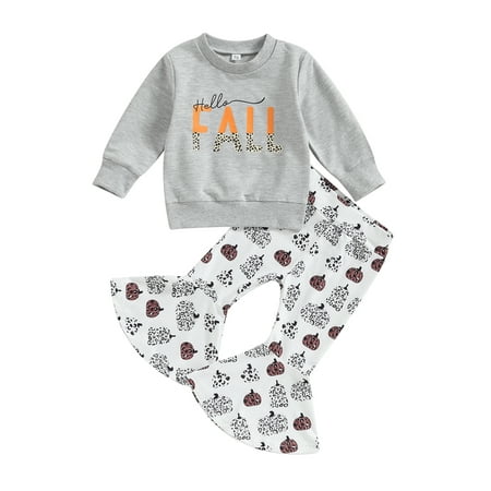 Wassery Baby Girls 2Pcs Thanksgiving Outfits Set Long Sleeve Letter Print Sweatshirt Leopard Flare Pants 6M 12M 18M 2T 3T 4T Toddler Fall Winter Clothes
Wassery Baby Girls 2Pcs Thanksgiving Outfits Set Long Sleeve Letter Print Sweatshirt Leopard Flare Pants 6M 12M 18M 2T 3T 4T Toddler Fall Winter Clothes