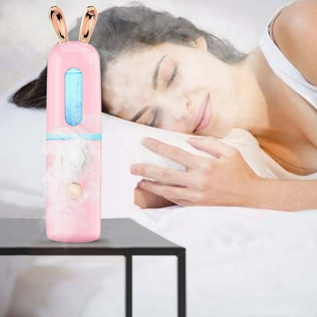 Fawn Spray Fan Mini Humidifier Air Hydrating Household Car Humidifier Humidifier Pink