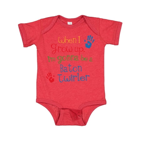 Inktastic Baton Twirler Future Gift Baby Boy or Baby Girl Bodysuit 
Inktastic Baton Twirler Future Gift Baby Boy or Baby Girl Bodysuit