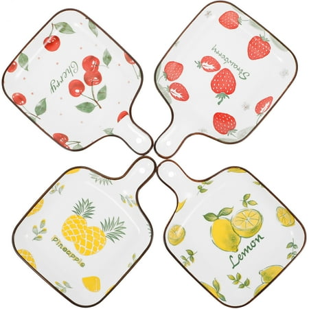 FRCOLOR 4pcs Fruit Pattern Ceramic Baking Pan Decorative Bakeware Japanese Baking Pan
FRCOLOR 4pcs Fruit Pattern Ceramic Baking Pan Decorative Bakeware Japanese Baking Pan