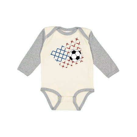 Inktastic Soccer Ball Net with American Flag Colors Gift Baby Boy or Baby Girl Long Sleeve Bodysuit
Inktastic Soccer Ball Net with American Flag Colors Gift Baby Boy or Baby Girl Long Sleeve Bodysuit