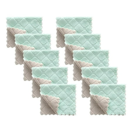 IMSHIE 10PCS Fast Drying Dish Cloths for Kitchen Non-Stick Oil Kitchen Towels Soft Kitchen Dishcloths Absorbent Coral Fleece Towels capable
IMSHIE 10PCS Fast Drying Dish Cloths for Kitchen Non-Stick Oil Kitchen Towels Soft Kitchen Dishcloths Absorbent Coral Fleece Towels capable