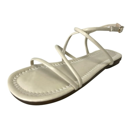TAIAOJING Women Sandals Summer Non-Slip Soft Sole Solid Color Buckle Strap Comfortable Flat Beach Open Toe Sandals Fashion Shoes Zapatos
TAIAOJING Women Sandals Summer Non-Slip Soft Sole Solid Color Buckle Strap Comfortable Flat Beach Open Toe Sandals Fashion Shoes Zapatos