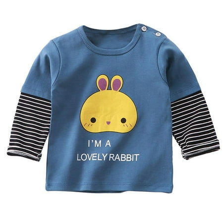 Toddler Baby Boys Girls Sweatshirts Cartoon Striped Long Sleeves T-shirt Crewneck Pullovers Kids Outfits 1-7T
Toddler Baby Boys Girls Sweatshirts Cartoon Striped Long Sleeves T-shirt Crewneck Pullovers Kids Outfits 1-7T