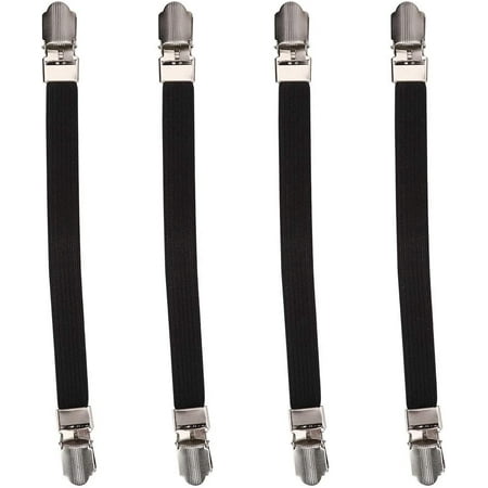Bed Sheet Holder Straps Elastic Sheet Band Straps Clips Adjustable Sofa Cushion Fasteners Suspenders Mattress Cover Grippers(Balck)
Bed Sheet Holder Straps Elastic Sheet Band Straps Clips Adjustable Sofa Cushion Fasteners Suspenders Mattress Cover Grippers(Balck)