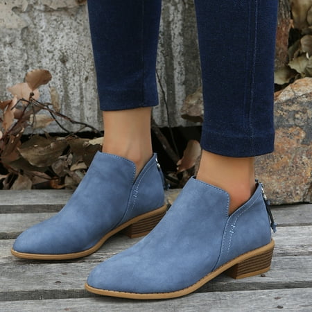 Cathalem Womens Boots Booties Lace up Ladies Solid Color Boots Square Heel Short Boots Casual Shoes Fashion Women s Boots Lace up Blue 7
Cathalem Womens Boots Booties Lace up Ladies Solid Color Boots Square Heel Short Boots Casual Shoes Fashion Women s Boots Lace up Blue 7
