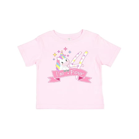 Inktastic I m Four- Cute Unicorn 4th Birthday Gift Toddler Boy or Toddler Girl T-Shirt
Inktastic I m Four- Cute Unicorn 4th Birthday Gift Toddler Boy or Toddler Girl T-Shirt