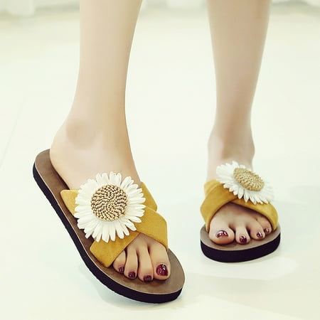 Women Flock Beach Breathable Flowers Sandals Home Slipper Flip-Flops Flat Shoes Note Please Buy One Or Two Sizes Larger
Women Flock Beach Breathable Flowers Sandals Home Slipper Flip-Flops Flat Shoes Note Please Buy One Or Two Sizes Larger