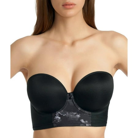Freya Womens Deco Shape Underwire Strapless Contour Longline Bra 34B Black
Freya Womens Deco Shape Underwire Strapless Contour Longline Bra 34B Black