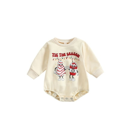 QILINXUAN Baby Girls Boys Christmas Romper Letter Christmas Tree Drinks Cup Print Round Neck Long Sleeve Jumpsuits Bodysuits
QILINXUAN Baby Girls Boys Christmas Romper Letter Christmas Tree Drinks Cup Print Round Neck Long Sleeve Jumpsuits Bodysuits
