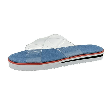 asdoklhq Womens Casual Shoes European and American Transparent Light Slippers Women Flat Beach Shoes
asdoklhq Womens Casual Shoes European and American Transparent Light Slippers Women Flat Beach Shoes
