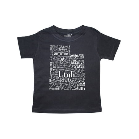 Inktastic Utah State word salad Gift Toddler Boy or Toddler Girl T-Shirt