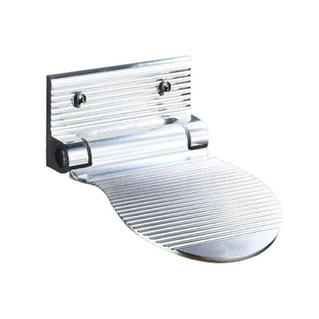 Shower Foot Rest Fold-Up Shower Foot Rest Shaving and Washing Foot Rest Duty Aluminum Alloy Shaving Shelf for Shaving Legs Shower