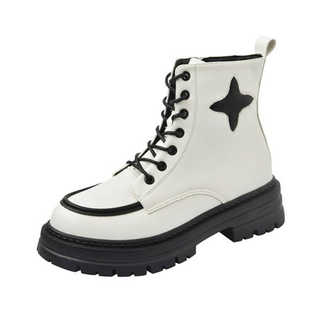 Chunky heel Boots for Women with Zipper Womens Shoes Fashion Round Toe Boots Platform Middle Heel Chunky Heel Side Zipper Short Boot White
Chunky heel Boots for Women with Zipper Womens Shoes Fashion Round Toe Boots Platform Middle Heel Chunky Heel Side Zipper Short Boot White