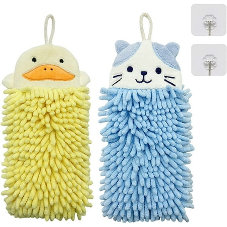 Cute Animal Hand Towels Set Soft & Plush Microfibre Hand Towel Quick-Drying Super Absorbent Towels with Hanging Loop for Kitchen and Bathroom(2Pcs)
Cute Animal Hand Towels Set Soft & Plush Microfibre Hand Towel Quick-Drying Super Absorbent Towels with Hanging Loop for Kitchen and Bathroom(2Pcs)
