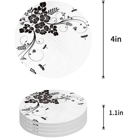KXMDXA Dragonfly Set of 6 Round Coaster for Drinks Absorbent Ceramic Stone Coasters Cup Mat with Cork Base for Home Kitchen Room Coffee Table Bar Decor
KXMDXA Dragonfly Set of 6 Round Coaster for Drinks Absorbent Ceramic Stone Coasters Cup Mat with Cork Base for Home Kitchen Room Coffee Table Bar Decor
