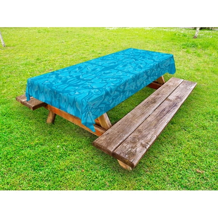 Abstract Outdoor Tablecloth Water like Unusual Pattern with Bunch of Contour Shaped Trippy Forms Graphic Decorative Washable Fabric Picnic Table Cloth 58 X 84 Inches Indigo Blue by Ambesonne
Abstract Outdoor Tablecloth Water like Unusual Pattern with Bunch of Contour Shaped Trippy Forms Graphic Decorative Washable Fabric Picnic Table Cloth 58 X 84 Inches Indigo Blue by Ambesonne