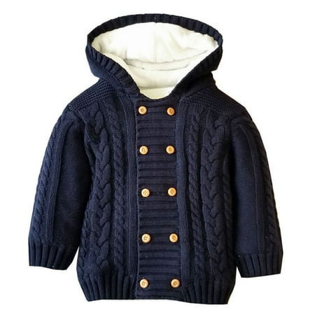 EHTMSAK Infant Baby Boy Thicken Fall Winter Coat Toddler Child Button Up Hooded Jackets Long Sleeve Fleece Outerwear Dark Blue 18M-4Y 80
EHTMSAK Infant Baby Boy Thicken Fall Winter Coat Toddler Child Button Up Hooded Jackets Long Sleeve Fleece Outerwear Dark Blue 18M-4Y 80