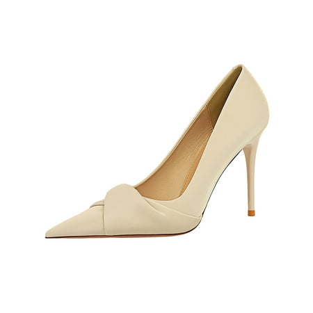 Zodanni Womens Fashion Sexy Pumps Women Walking Anti-Slip High Heel Comfort Stiletto Heels Beige 6.5
Zodanni Womens Fashion Sexy Pumps Women Walking Anti-Slip High Heel Comfort Stiletto Heels Beige 6.5