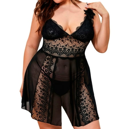 Women Exotic Lingerie Fashion Plus Size Mesh Cloth V Neck Pajamas Lace Spring Summer Casual Club Party Vacation Sleepwear Gifts To Lovers
Women Exotic Lingerie Fashion Plus Size Mesh Cloth V Neck Pajamas Lace Spring Summer Casual Club Party Vacation Sleepwear Gifts To Lovers
