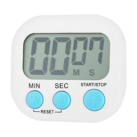 BLNVKOP Large LCD Digital Kitchen Cooking Timer Count Down Up Clock Loud Alarm Magnetic-White
BLNVKOP Large LCD Digital Kitchen Cooking Timer Count Down Up Clock Loud Alarm Magnetic-White