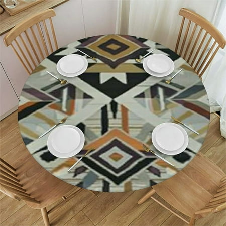 BANET Ethnic Tribal Oriental Geometric Design Round Table Cloth Circle Table Dinner Tablecloth Desk Cloth Cover for Home Party Wedding 42 -46
BANET Ethnic Tribal Oriental Geometric Design Round Table Cloth Circle Table Dinner Tablecloth Desk Cloth Cover for Home Party Wedding 42 -46