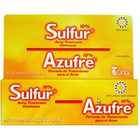 Grisi Sulfur Acne Treatment Ointment, .7 oz (Pack of 3)