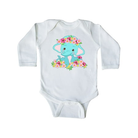 Inktastic Cute Baby Elephant with Flowers Gift Baby Boy or Baby Girl Long Sleeve Bodysuit
Inktastic Cute Baby Elephant with Flowers Gift Baby Boy or Baby Girl Long Sleeve Bodysuit