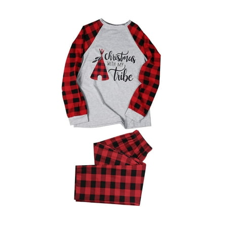 Aompmsdx Matching Family Pajamas Sets Christmas Sleepwear Plaid Printed Long Sleeve Tee And Bottom Loungewear (Mom)Matching Outfits To The Family
Aompmsdx Matching Family Pajamas Sets Christmas Sleepwear Plaid Printed Long Sleeve Tee And Bottom Loungewear (Mom)Matching Outfits To The Family