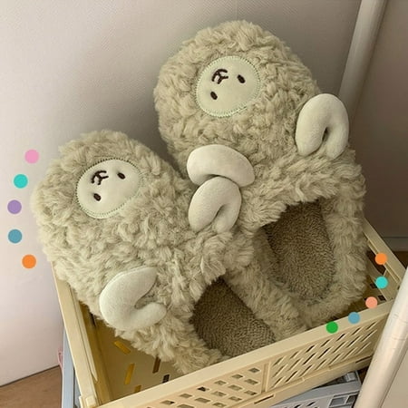 CoCopeanut Upgrate Cute Animal Slipper For Women Girls Kawaii Fluffy Winter Warm Slippers Woman Cartoon Milk Cow House Slippers Funny Shoes
CoCopeanut Upgrate Cute Animal Slipper For Women Girls Kawaii Fluffy Winter Warm Slippers Woman Cartoon Milk Cow House Slippers Funny Shoes