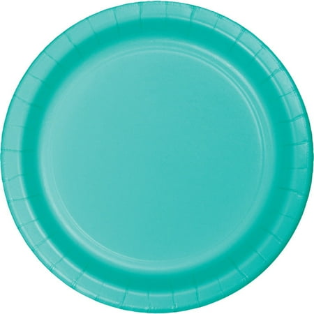 Online Party Sales Teal Lagoon Dessert Plates 24 ct