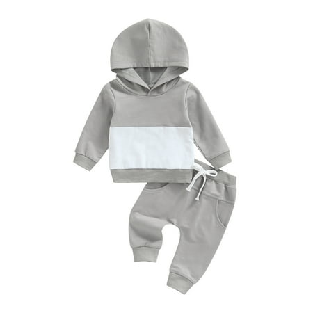 Toddler Boy Clothes Patchwork Sweatshirts Long Sleeve Tops Solid Pants Outfit Fall Winter Baby Boy Hooded Clothe Set
Toddler Boy Clothes Patchwork Sweatshirts Long Sleeve Tops Solid Pants Outfit Fall Winter Baby Boy Hooded Clothe Set