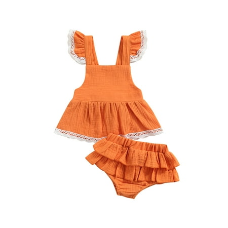 Toddler Newborn Baby Girl Summer Outfits Fly Sleeveless Ruffle Tank Solid Backless Dress Top Playwear Elastic Shorts
Toddler Newborn Baby Girl Summer Outfits Fly Sleeveless Ruffle Tank Solid Backless Dress Top Playwear Elastic Shorts
