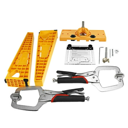 Woodworking Pocket Hole Jig Set 35mm Hinge Hole Opener Drawer Handle Installation Locator For Home-Made Drawer Cabinet Woodworking Install Tools
Woodworking Pocket Hole Jig Set 35mm Hinge Hole Opener Drawer Handle Installation Locator For Home-Made Drawer Cabinet Woodworking Install Tools