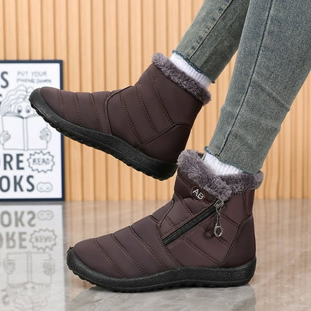Ediodpoh Womens Mens Warm Lined Winter Snow Boots Ankle Boots Outdoor Booties Comfortable Shoes for Women Men Boots for Lady Brown 10.5
Ediodpoh Womens Mens Warm Lined Winter Snow Boots Ankle Boots Outdoor Booties Comfortable Shoes for Women Men Boots for Lady Brown 10.5