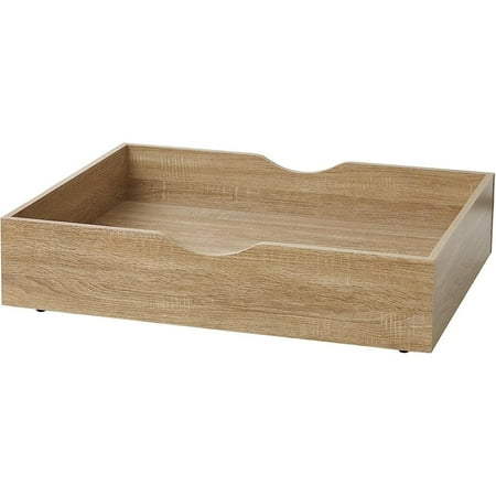 TYAPCS The Storage MAX - Underbed Wooden Organizer with Wheels - Sonoma