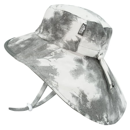 JAN & JUL Wide Brim Baby Sun-Hat with Neck-Flap and Adjustable Strap (S: 0-6 Months Black Tie-Dye)
JAN & JUL Wide Brim Baby Sun-Hat with Neck-Flap and Adjustable Strap (S: 0-6 Months Black Tie-Dye)