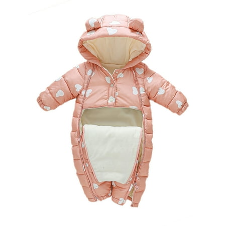 Avamo Newborn Cute One Piece Fleece Romper Heart Printed Casual Winter Outwear Outfits Infant Thicken Travel Puffer Jumpsuits Pink 73cm
Avamo Newborn Cute One Piece Fleece Romper Heart Printed Casual Winter Outwear Outfits Infant Thicken Travel Puffer Jumpsuits Pink 73cm