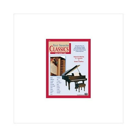 Alfred 00-16810 First Favorite Classics- Solo- Book 2 - Music Book