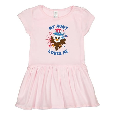Inktastic 4th of July My Aunt Loves Me Cute Patriotic Baby Eagle Gift Toddler Girl Dress
Inktastic 4th of July My Aunt Loves Me Cute Patriotic Baby Eagle Gift Toddler Girl Dress