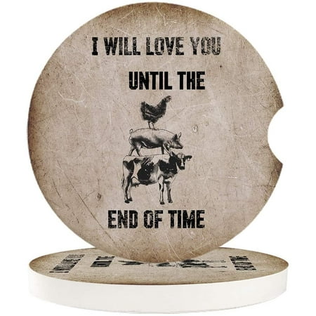 KXMDXA American Country Style Farm Cow Pig Chicken Set of 6 Car Coaster for Drinks Absorbent Ceramic Stone Coasters Cup Mat with Cork Base for Home Kitchen Room Coffee Table Bar Decor
KXMDXA American Country Style Farm Cow Pig Chicken Set of 6 Car Coaster for Drinks Absorbent Ceramic Stone Coasters Cup Mat with Cork Base for Home Kitchen Room Coffee Table Bar Decor