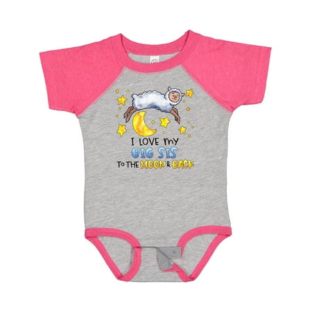 Inktastic I Love My Big Sis to the Moon and Back Cute Sheep Gift Baby Boy or Baby Girl Bodysuit
Inktastic I Love My Big Sis to the Moon and Back Cute Sheep Gift Baby Boy or Baby Girl Bodysuit
