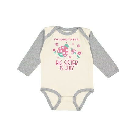 Inktastic I m Gonna Be a Sister in July with Ladybugs Gift Baby Girl Long Sleeve Bodysuit
Inktastic I m Gonna Be a Sister in July with Ladybugs Gift Baby Girl Long Sleeve Bodysuit