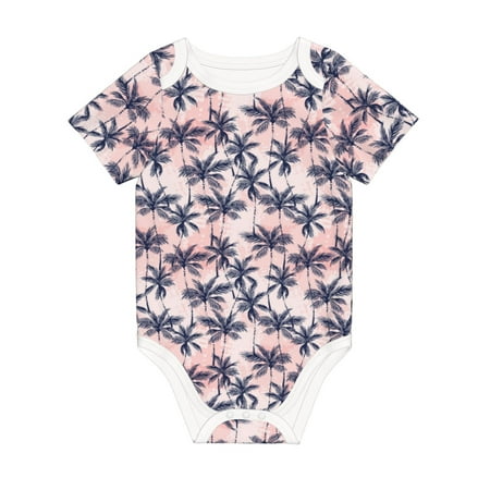Matuu Tropics Palm Trees for Baby Short-Sleeve Bodysuit Soft Cotton Comfortable and Breathable Perfect for Newborns and Infants
Matuu Tropics Palm Trees for Baby Short-Sleeve Bodysuit Soft Cotton Comfortable and Breathable Perfect for Newborns and Infants