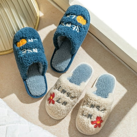 Aayomet Women s Slippers Women s Warm Cotton Knit Memory Foam Slippers Soft Yarn House Slippers with Anti Slip Sole Navy 8.5
Aayomet Women s Slippers Women s Warm Cotton Knit Memory Foam Slippers Soft Yarn House Slippers with Anti Slip Sole Navy 8.5