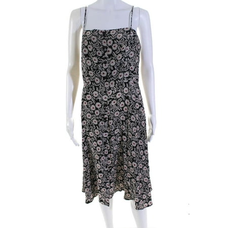 Pre-owned|HVN Womens Atlanta Button Front Strappy Dress Size 10 13079048