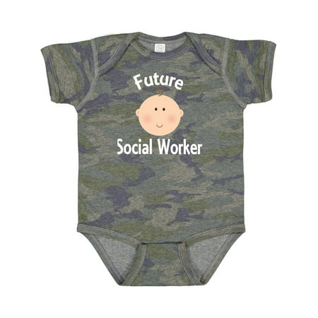 Inktastic Future Social Worker Occupation Gift Baby Boy or Baby Girl Bodysuit